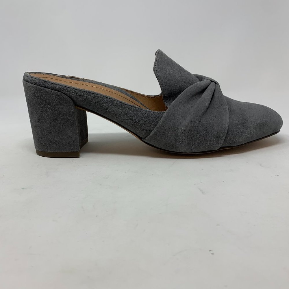 Vionic Gray Presley Knot Mules Heeled Slip On